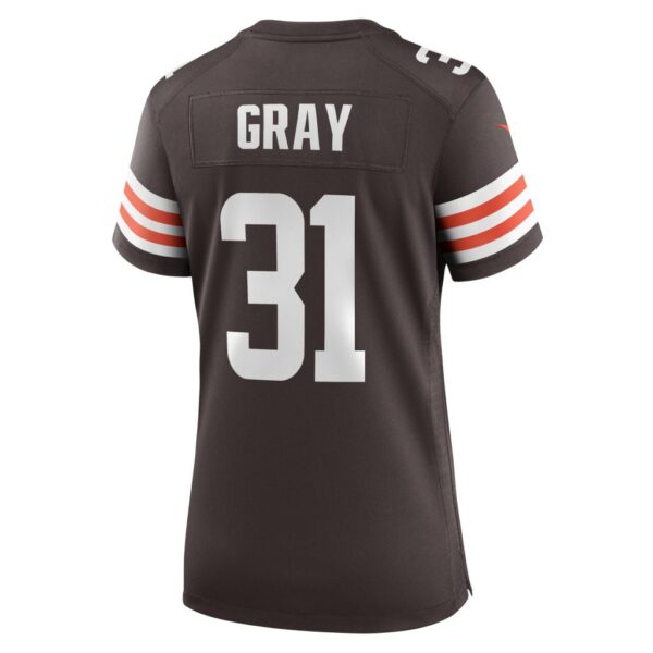 Vincent Gray Cleveland Browns Nike Women's Team Game Jersey - Brown