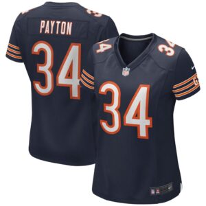 Women's Chicago Bears Walter Payton Nike Navy Game Retired Player Jersey