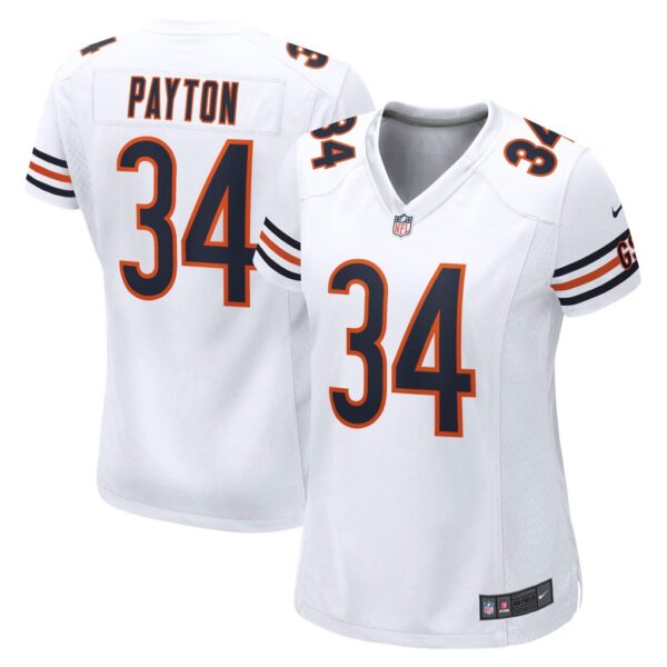 Women's Chicago Bears Walter Payton Nike White Retired Game Jersey