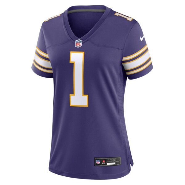 Warren Moon Minnesota Vikings Nike Women's Classic Retired Player Game Jersey - Purple