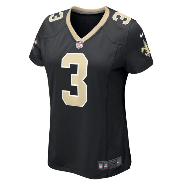 Women's New Orleans Saints Wil Lutz Nike Black Game Jersey