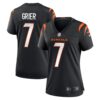 Will Grier Cincinnati Bengals Nike Women's Team Game Jersey - Black