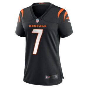 Will Grier Cincinnati Bengals Nike Women's Team Game Jersey - Black