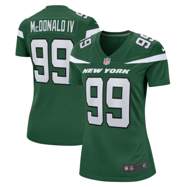 Will McDonald IV New York Jets Nike Women's Game Jersey - Gotham Green