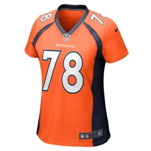 William Sherman Denver Broncos Nike Women's Team Game Jersey - Orange