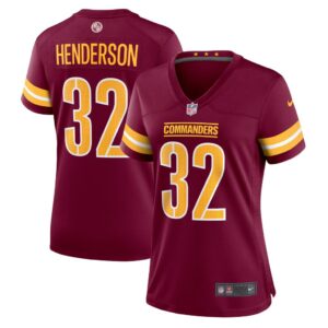 Women's Washington Commanders Xavier Henderson Nike Burgundy Team Game Jersey