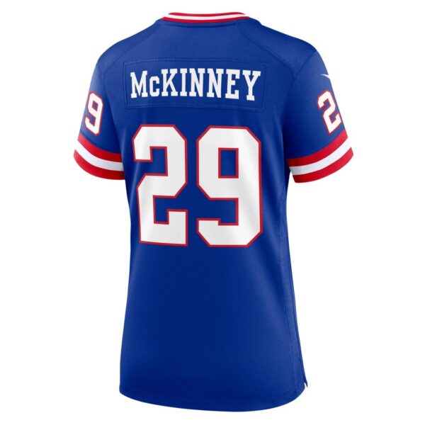 Xavier McKinney New York Giants Nike Women's Classic Player Game Jersey - Royal