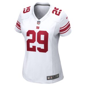 Women's New York Giants Xavier McKinney Nike White Away Game Player Jersey