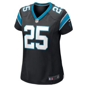 Women's Carolina Panthers Xavier Woods Nike Black Game Jersey