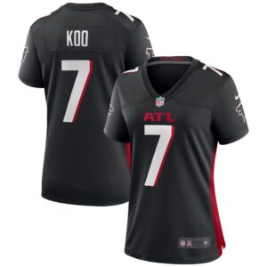 Women's Atlanta Falcons Younghoe Koo Nike Black Game Jersey