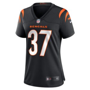 Women's Cincinnati Bengals Yusuf Corker Nike Black Game Player Jersey