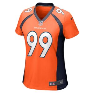 Zach Allen Denver Broncos Nike Women's Game Player Jersey - Orange