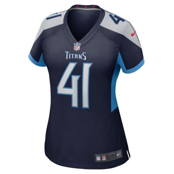 Women's Tennessee Titans Zach Cunningham Nike Navy Game Player Jersey