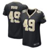 Women's New Orleans Saints Zach Wood Nike Black Game Jersey