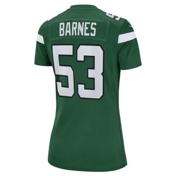 Zaire Barnes New York Jets Nike Women's Game Jersey - Gotham Green