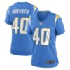 Women's Los Angeles Chargers Zander Horvath Nike Powder Blue Game Player Jersey