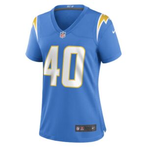 Women's Los Angeles Chargers Zander Horvath Nike Powder Blue Game Player Jersey