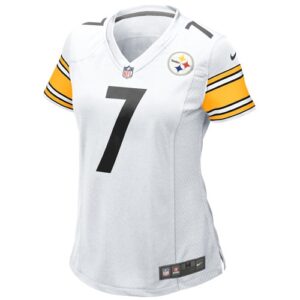 Women's Pittsburgh Steelers Ben Roethlisberger Nike White Game Jersey