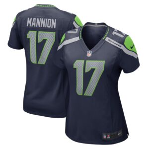 Women's Seattle Seahawks Sean Mannion Nike College Navy Home Game Player Jersey