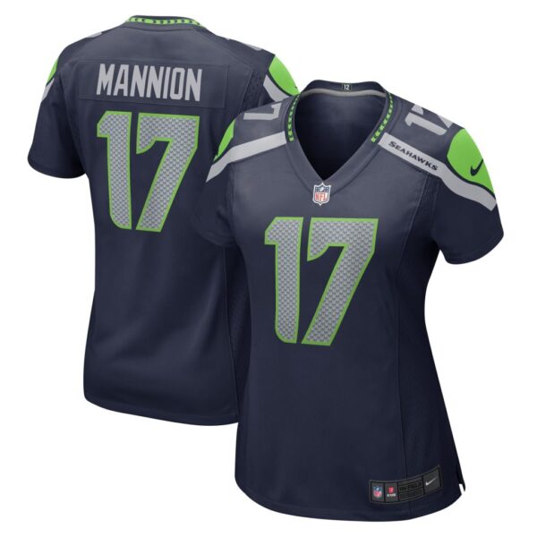 Women's Seattle Seahawks Sean Mannion Nike College Navy Home Game Player Jersey