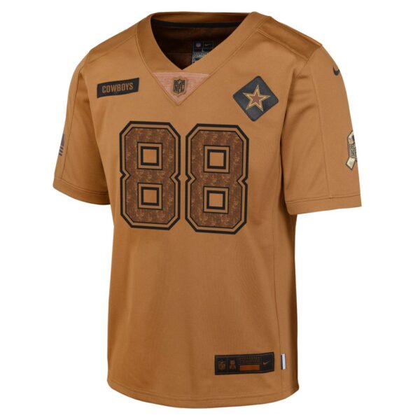 CeeDee Lamb Dallas Cowboys Nike Youth 2023 Salute To Service Limited Jersey - Brown