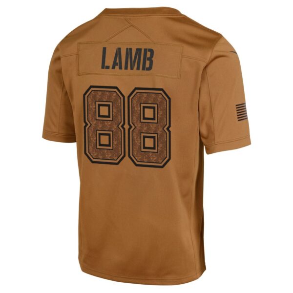 CeeDee Lamb Dallas Cowboys Nike Youth 2023 Salute To Service Limited Jersey - Brown