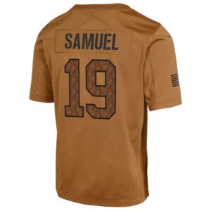 Deebo Samuel San Francisco 49ers Nike Youth 2023 Salute To Service Limited Jersey - Brown